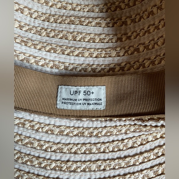 Eric Javits Hampton Natural Squishee Wide Brim Sun Hat Packable 50+ UPF Beach. - Picture 10 of 16